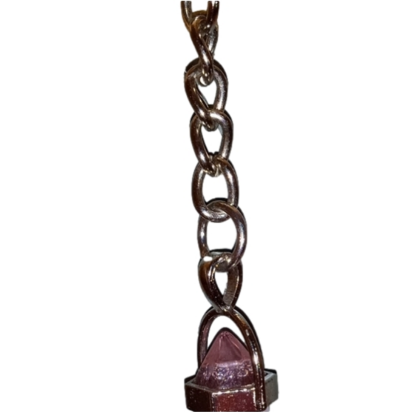 Light pink crystal Keychain - Picture 2 of 4